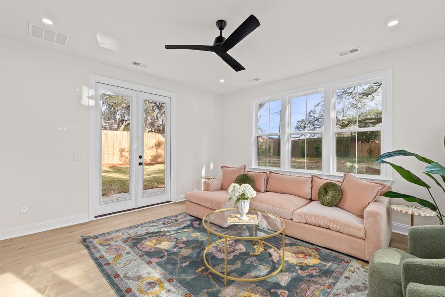 Furnished interior view inside a new home in Park Circle Single Family Homes, North Charleston (Image 16).