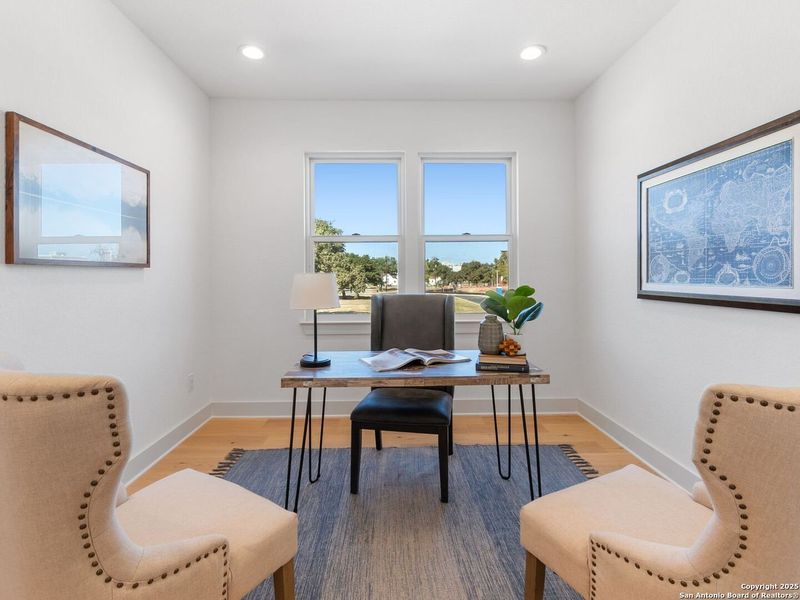 Furnished interior view inside a new home in Victoria Commons, San Antonio (Image 15).