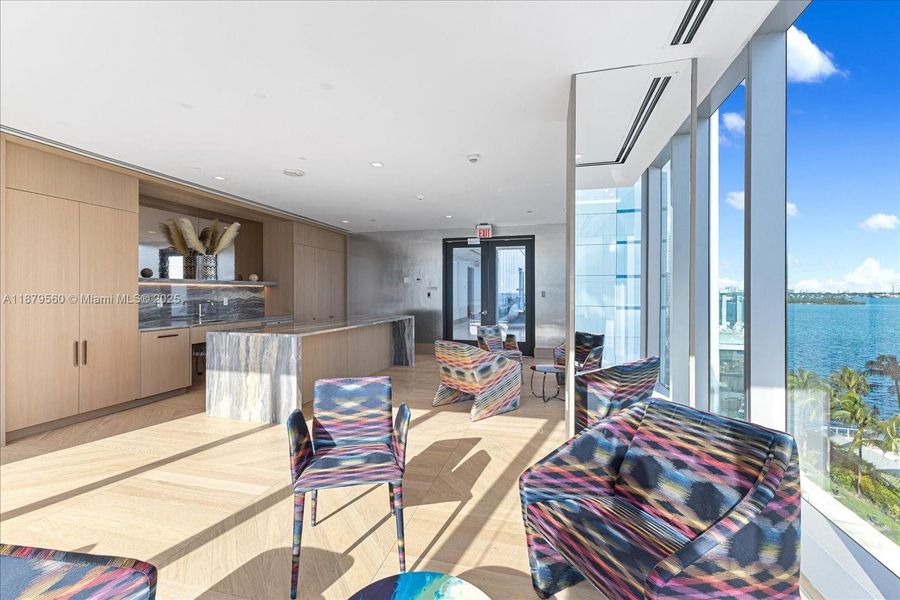 Furnished interior view inside a new home in , Miami (Image 5).