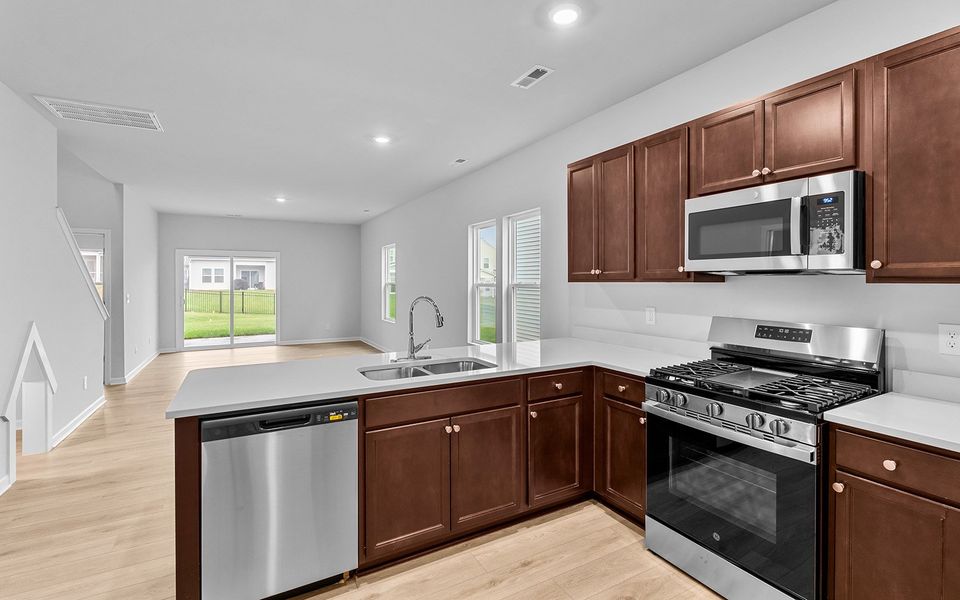 Furnished interior view inside a new home in Hanes Lake, Winston-Salem (Image 12).