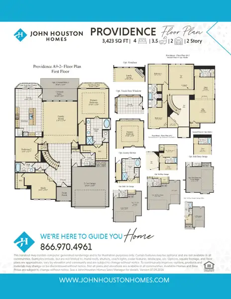 2D floor plan layout for the Providence by John Houston Homes in Levante - 1 Acre Lots, Waxahachie, TX (Image 3). 2D floor plan layout for the Providence by John Houston Homes in Levante - 1 Acre Lots, Waxahachie, TX (Image 3).