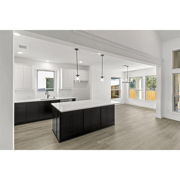 Furnished interior view inside a new home in Trails at Cottonwood Creek, Rowlett (Image 10).