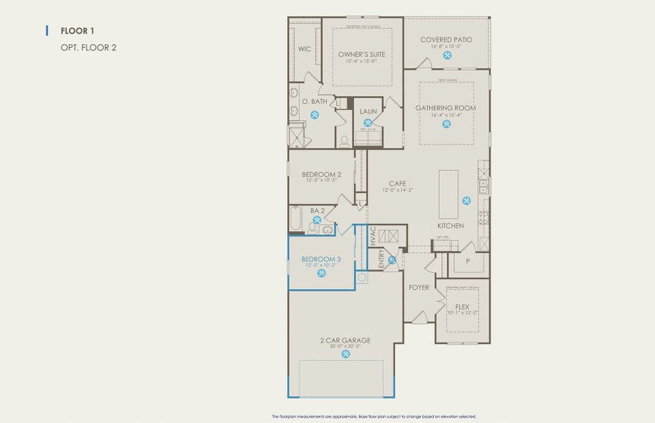 Mainstay Floor Plan, Quick Move-In Home, Floor 1