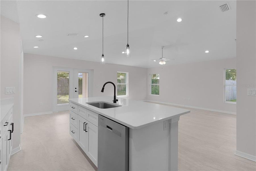 Furnished interior view inside a new home in , Ocklawaha (Image 8).