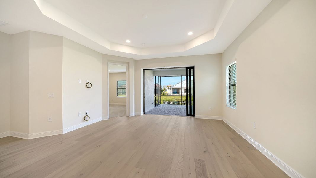 Spacious, unfurnished interior of a new home in Vistera of Venice Real Estate and Homes for Sale in Venice, FL - Neal Communities, Nokomis (Image 23).
