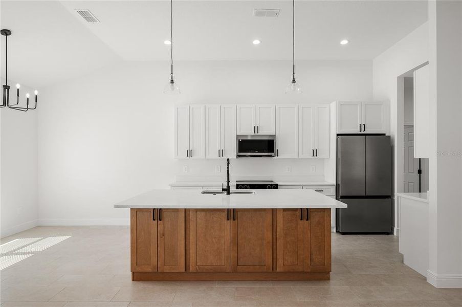 Furnished interior view inside a new home in , Orange City (Image 9).