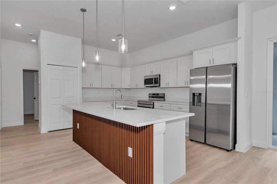 Furnished interior view inside a new home in , Citrus Springs (Image 8).