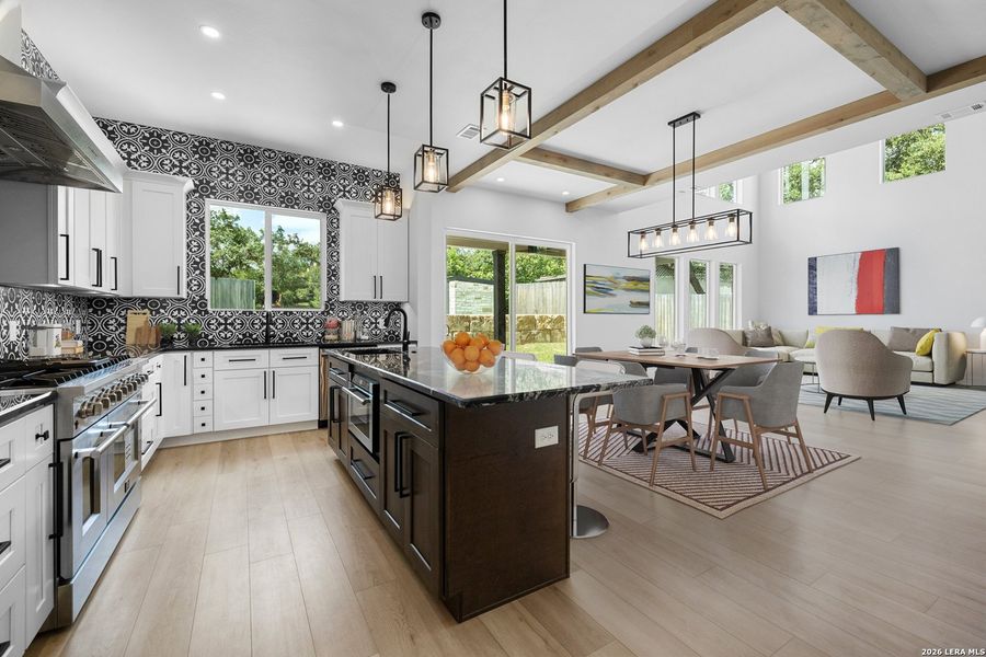 Furnished interior view inside a new home in , Leander (Image 12).