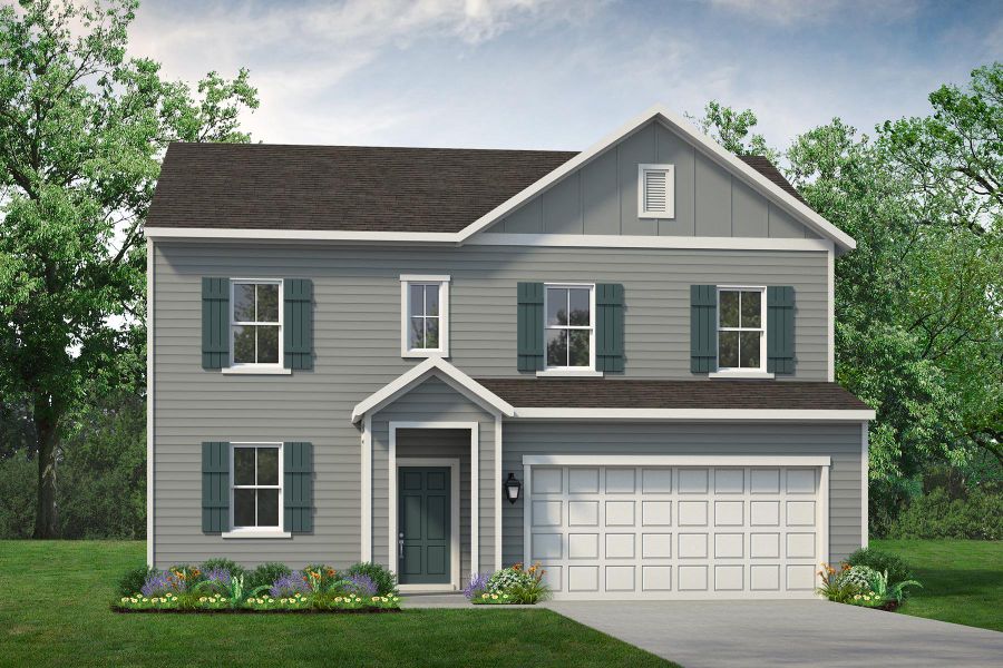 Representative exterior photo of a completed home built from the Gainesville by UnionMain Homes in Three Rivers, Rome, GA (Image 5).