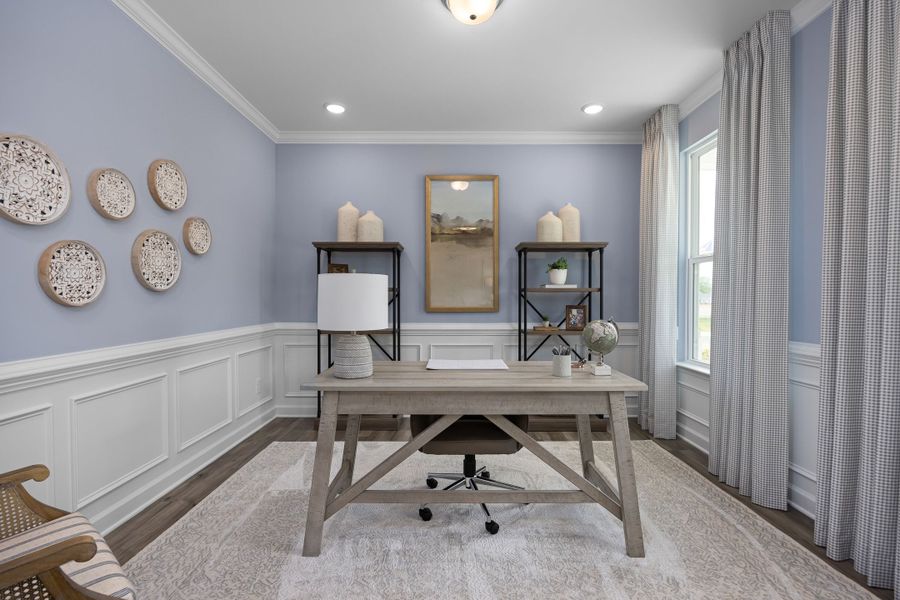 Representative furnished interior of a home built from the The Magnolia A by Davidson Homes LLC in Springvale South, Fuquay Varina (Image 12). Representative furnished interior of a home built from the The Magnolia A by Davidson Homes LLC in Springvale South, Fuquay Varina (Image 12).