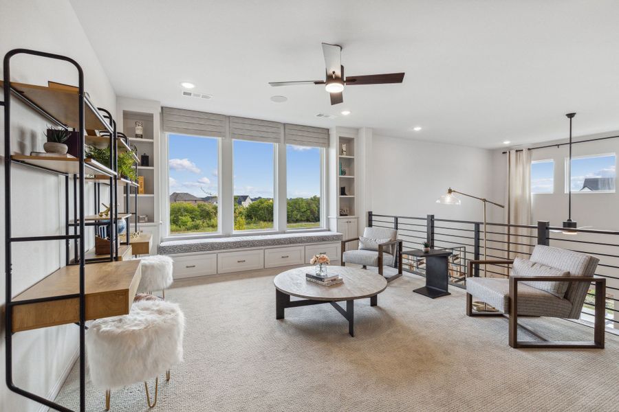 Furnished interior view inside a new home in Cross Creek Meadows 55' & 60' Series, Celina (Image 4).