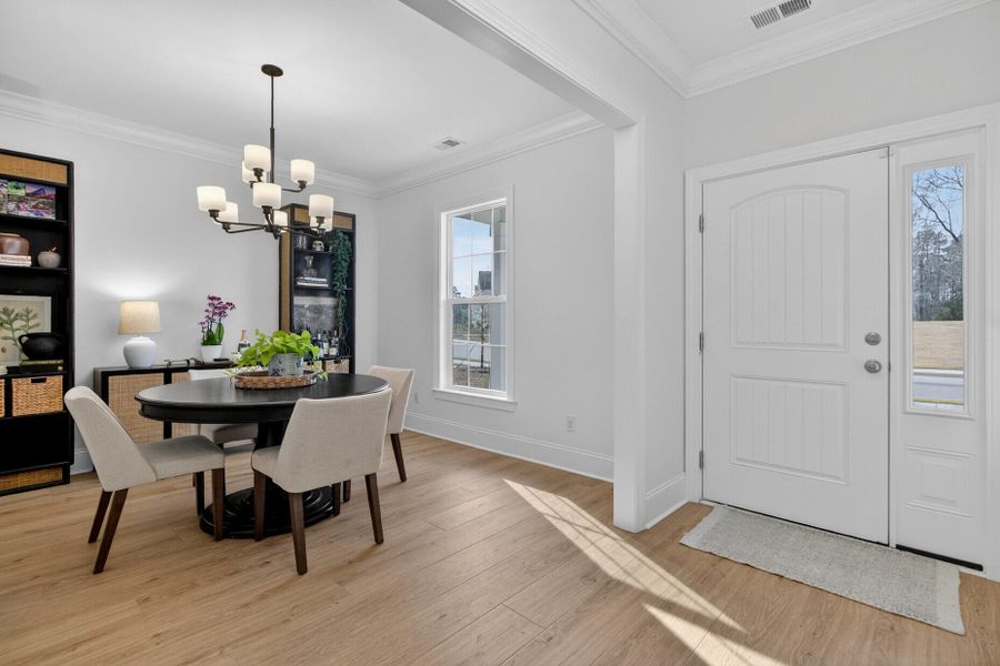 Furnished interior view inside a new home in , Summerville (Image 15).