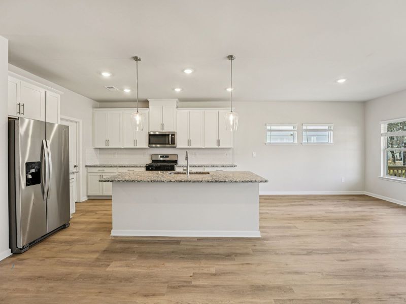 Furnished interior view inside a new home in Preserve at Mountain Creek, Pendergrass (Image 6).