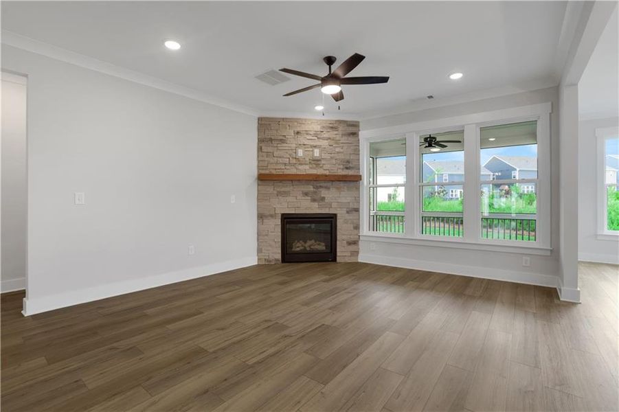Spacious, unfurnished interior of a new home in Twin Lakes, Hoschton (Image 44).