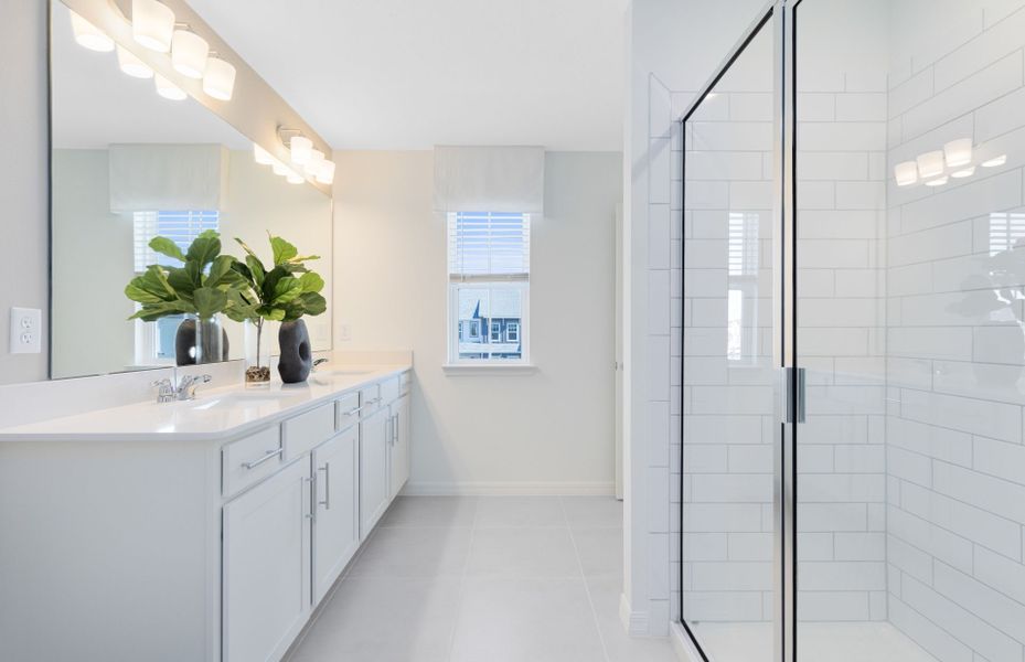 Representative furnished interior of a home built from the Caden by Pulte Homes in Tohoqua, Kissimmee (Image 12).