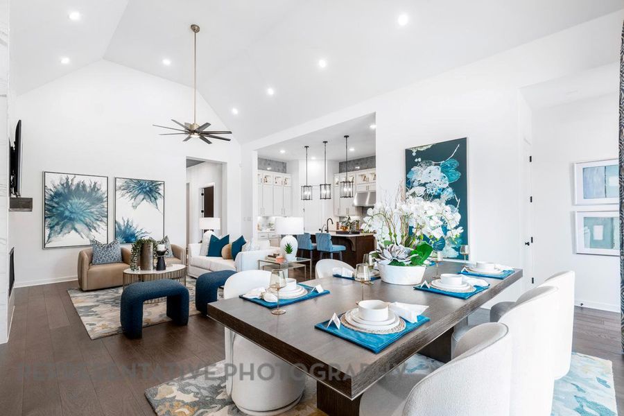 Furnished interior view inside a new home in 6 Creeks at Waterridge: 55ft. lots, Kyle (Image 13). Furnished interior view inside a new home in 6 Creeks at Waterridge: 55ft. lots, Kyle (Image 13).