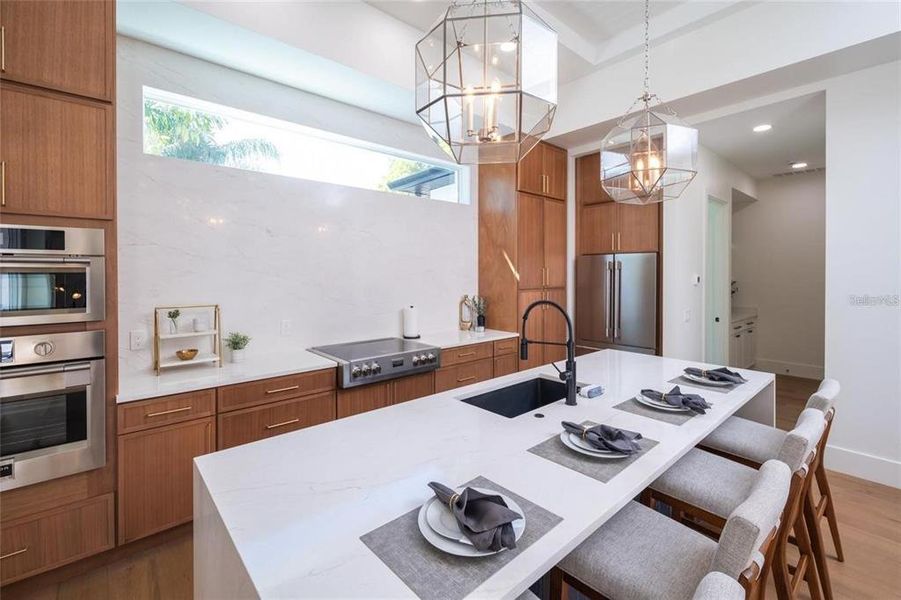 Furnished interior view inside a new home in , Sarasota (Image 38).