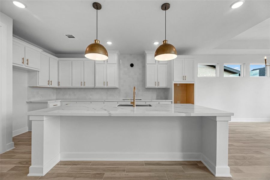 Furnished interior view inside a new home in Cross Creek West, Fulshear (Image 8).