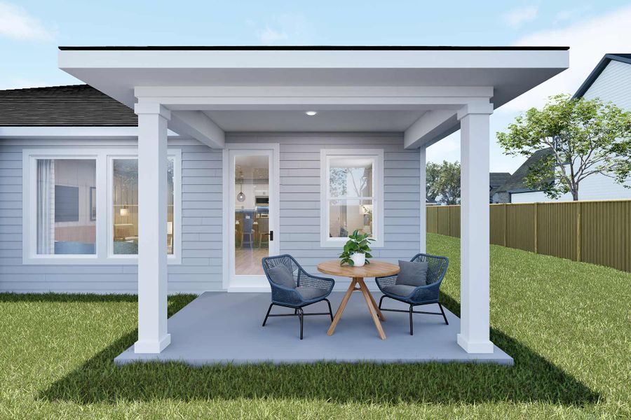 Representative exterior details of a home built from the The Badell by David Weekley Homes in The Preserve at Laurelton – The Haven Collection, Green Cove Springs (Image 3). Representative exterior details of a home built from the The Badell by David Weekley Homes in The Preserve at Laurelton – The Haven Collection, Green Cove Springs (Image 3).