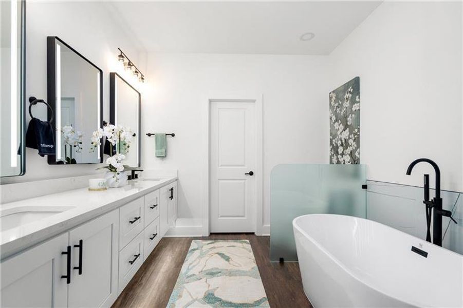 Furnished interior view inside a new home in , Stockbridge (Image 39).