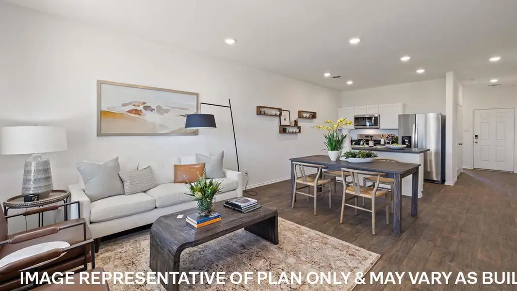 Furnished interior view inside a new home in Wayside, Uhland (Image 23).