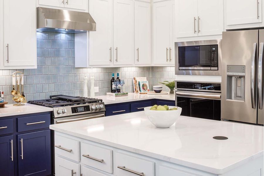 Furnished interior view inside a new home in Woodforest Townhomes, Montgomery (Image 7).