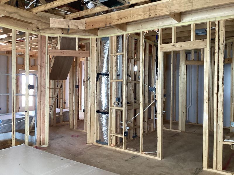 Spacious, unfurnished interior of a new home in The Cottages at Lariat, Liberty Hill (Image 9). Spacious, unfurnished interior of a new home in The Cottages at Lariat, Liberty Hill (Image 9).