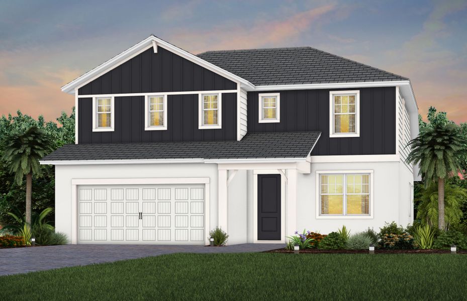Representative exterior photo of a completed home built from the Burbank by Pulte Homes in SeaFlower, Bradenton, FL (Image 25). Representative exterior photo of a completed home built from the Burbank by Pulte Homes in SeaFlower, Bradenton, FL (Image 25).