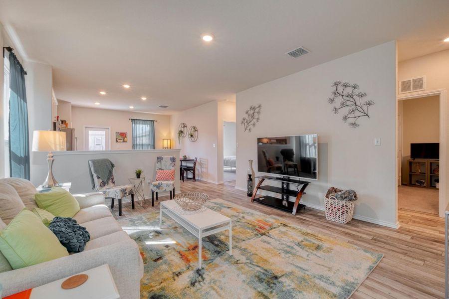 Furnished interior view inside a new home in , Buda (Image 6). Furnished interior view inside a new home in , Buda (Image 6).