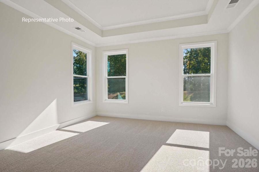 Spacious, unfurnished interior of a new home in Sanctuary at Southgate, Indian Trail (Image 26).