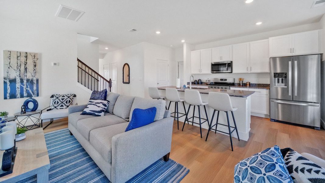 Furnished interior view inside a new home in Fieldcrest Acres, Blountville (Image 13).