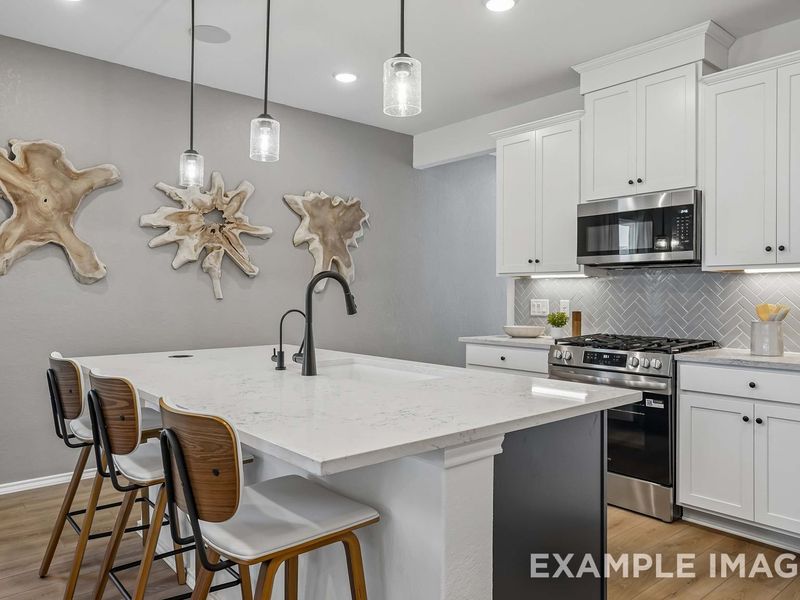 Representative furnished interior of a home built from the The Pinecrest B w/ 3rd Car by Davidson Homes LLC in Saddle Creek Ranch, Cibolo (Image 14).