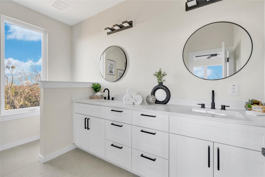 Furnished interior view inside a new home in , Austin (Image 18).
