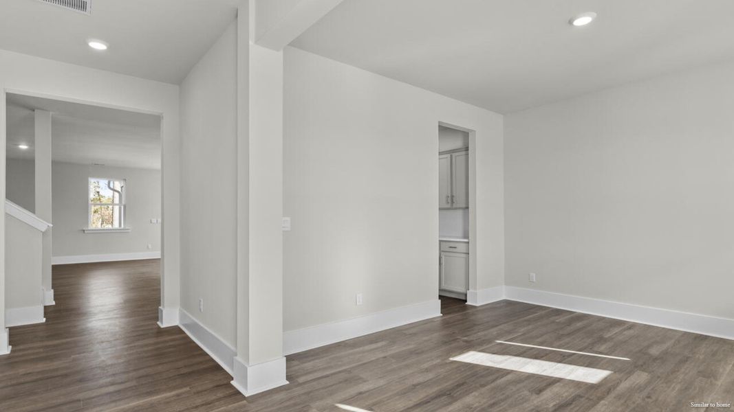 Spacious, unfurnished interior of a new home in The Haven at Indigo Preserve, Leland (Image 18).