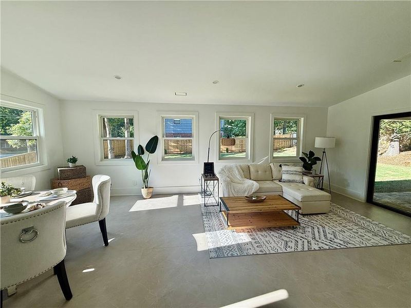 Furnished interior view inside a new home in , Dunwoody (Image 19).