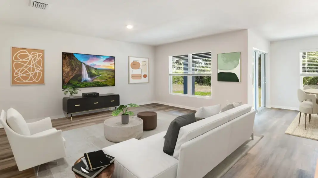 Representative furnished interior of a home built from the Aria by D.R. Horton in Curiosity Creek, Palmetto (Image 5).