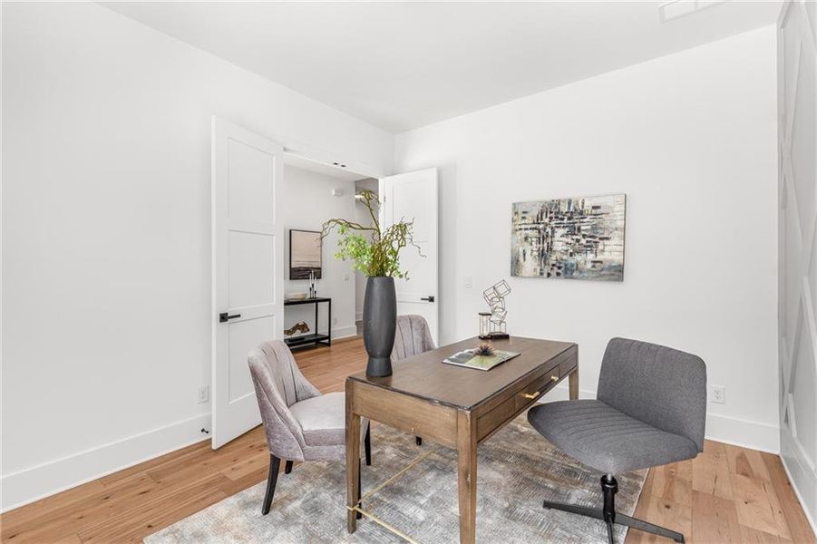 Furnished interior view inside a new home in , Alpharetta (Image 39). Furnished interior view inside a new home in , Alpharetta (Image 39).