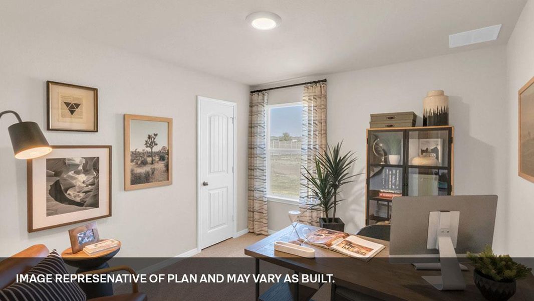 Furnished interior view inside a new home in Southgrove, Kyle (Image 11).