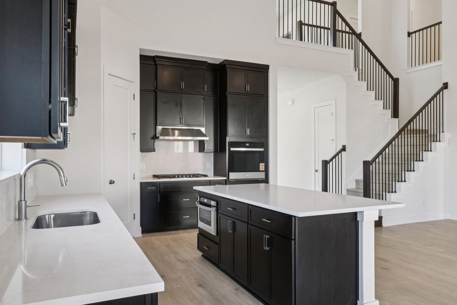 Furnished interior view inside a new home in Sauls Ranch, Round Rock (Image 8). Furnished interior view inside a new home in Sauls Ranch, Round Rock (Image 8).