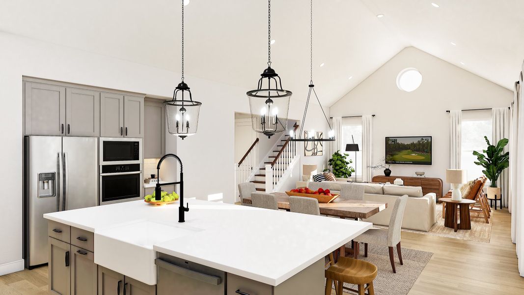 Representative furnished interior of a home built from the Stirling by K. Hovnanian® Homes in Monterra, Rockwall (Image 12).