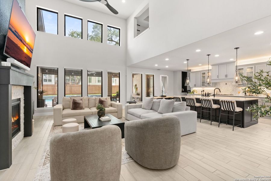Furnished interior view inside a new home in Balcones Creek 70', Boerne (Image 5). Furnished interior view inside a new home in Balcones Creek 70', Boerne (Image 5).