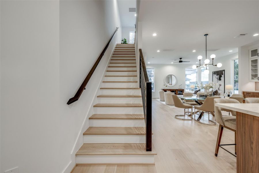 Furnished interior view inside a new home in , Houston (Image 21).
