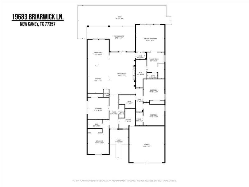 Functional floorplan with an oversized lot and expansive patio and deck areas