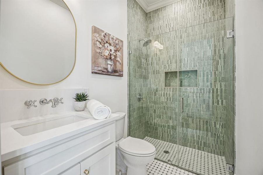 Furnished interior view inside a new home in , Anna (Image 33).