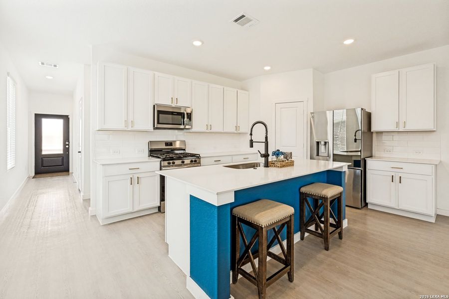 Furnished interior view inside a new home in Hidden Trails, Bulverde (Image 10).