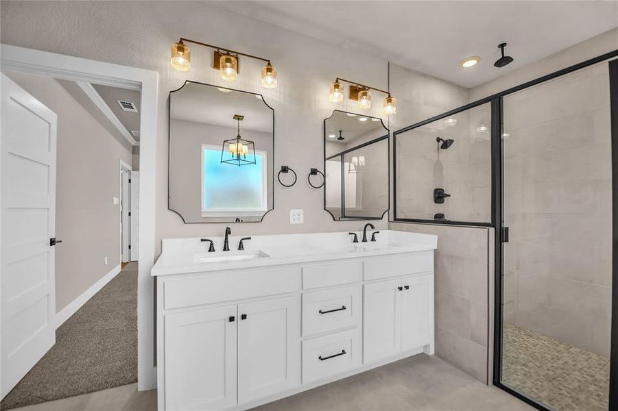 Furnished interior view inside a new home in , Azle (Image 5).