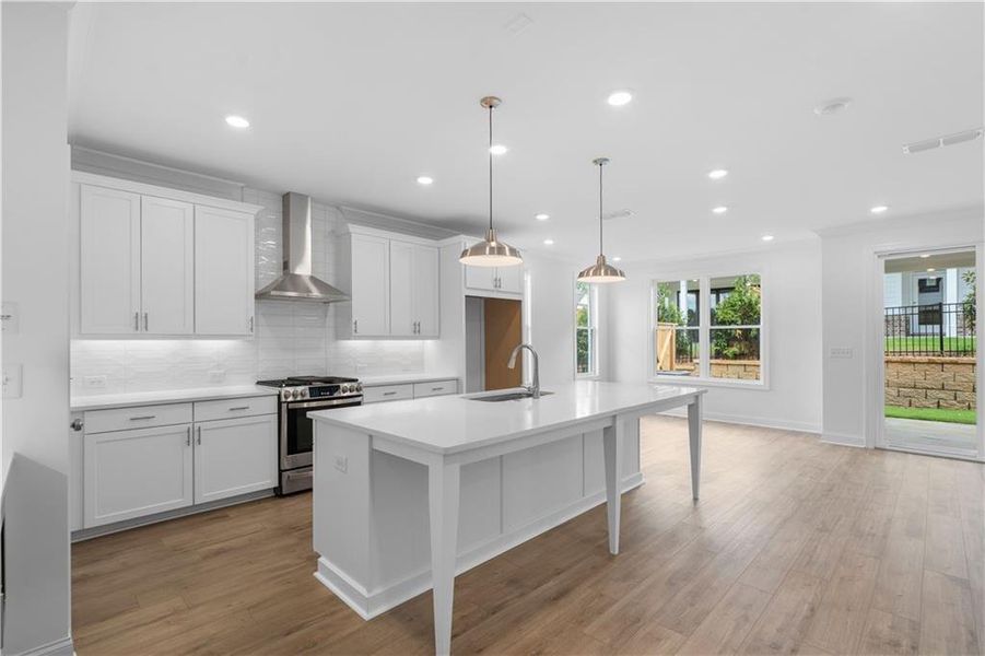 Furnished interior view inside a new home in Millcroft Townhomes, Buford (Image 18).