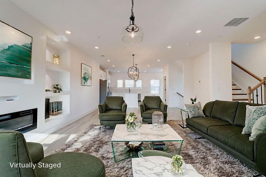 Furnished interior view inside a new home in , Smyrna (Image 6).