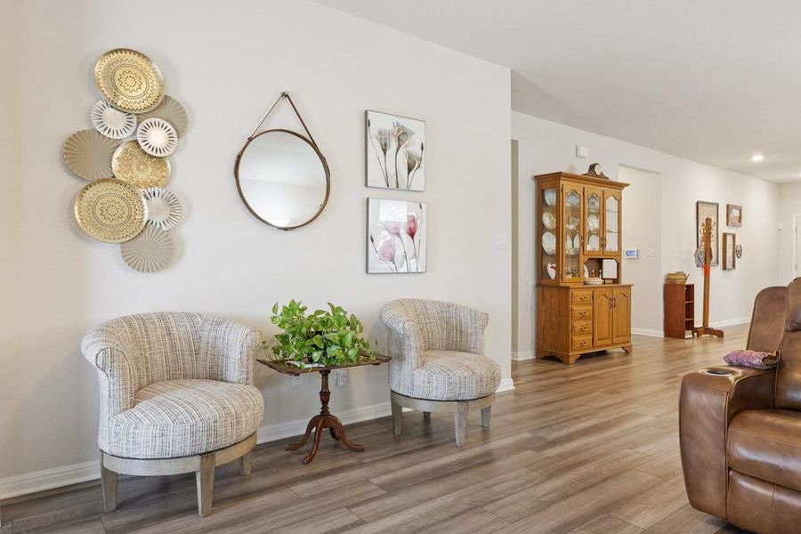 Furnished interior view inside a new home in Durango Farms - Boulevard Collection, Hutto (Image 8).
