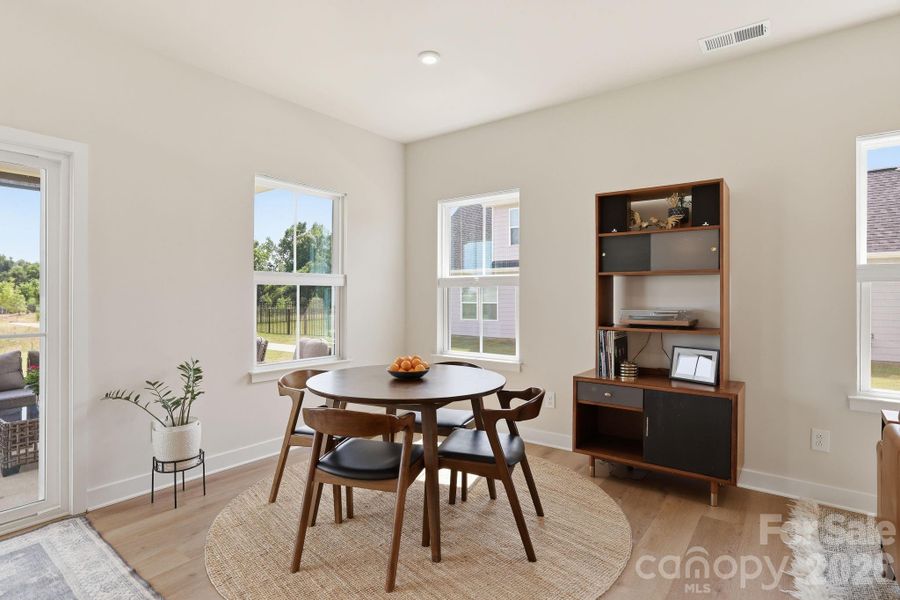 Furnished interior view inside a new home in , Indian Trail (Image 19). Furnished interior view inside a new home in , Indian Trail (Image 19).